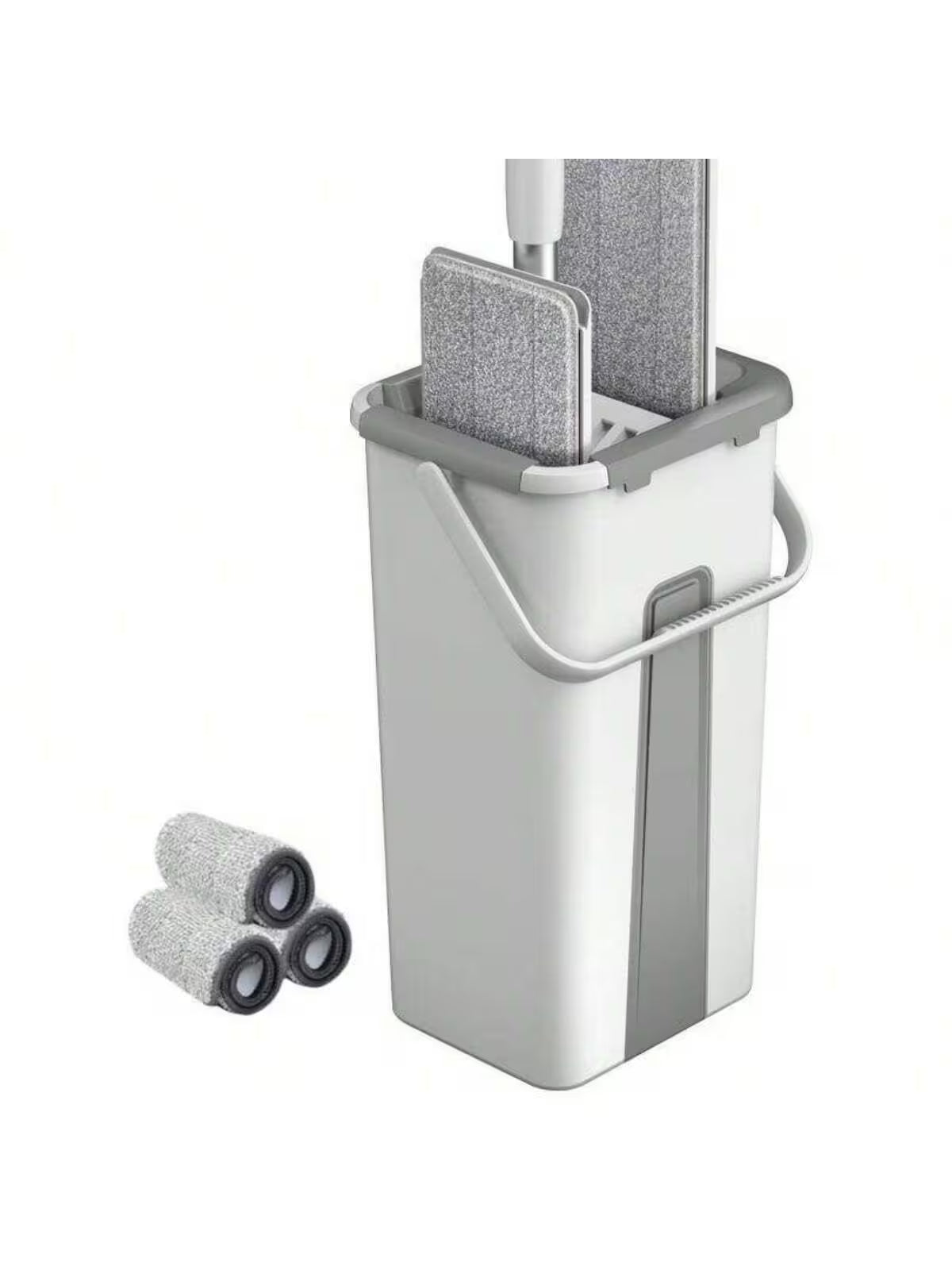 ممسحة أرضية ذكية مع دلو لغسل وتنشيف الأرضية بلا ما تلمس الماء بيديك!