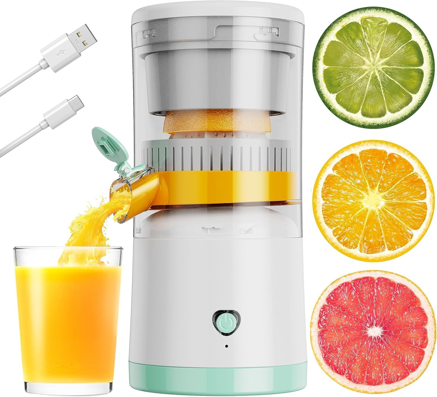 عصارة الفواكه المتنقلة والقابلة للشحن – Citrus Juicer