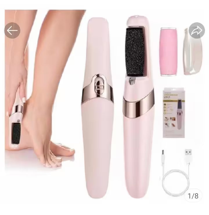 مزيل الجلد الميت الكهربائي للقدم – أقدام ناعمة في دقائق